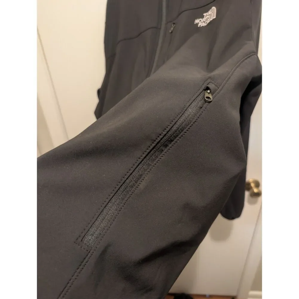 The North Face Men's XL Apex Pneumatic Softshell Jacket Black WindWall